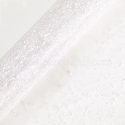 オーガンジーチュールネットリボン  ウェディングパーティーの装飾用の生地チュール  チュチュスカート縫製工芸品  ホワイト  2インチ（50mm）  約3.83~4.37ヤード（3.5~4m）/ロール