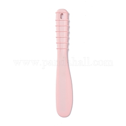 Силиконовый шпатель, многоразовый инструмент для рукоделия из смолы, розовые, 21.3x3.15x0.8 см