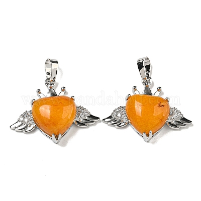 Смешанные натуральные и синтетические драгоценные камни с подвесками из прозрачного кубического циркония G-G133-02P-1