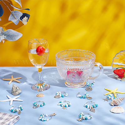 18 шт. 18 стиля подвески для бокалов из хирургической нержавеющей стали 316 AJEW-FG00002-1