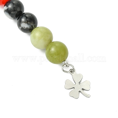 2шт натуральный драгоценный камень брелок KEYC-JKC01171-1