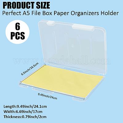Cajas de embalaje de plástico transparente con tapa abatible&nbsp;AJEW-WH20060-90B-1