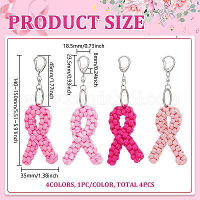 4 шт. подвеска из полиэстера и спандекса KEYC-PH01547-1