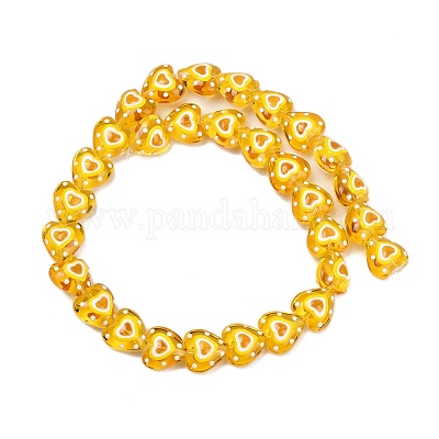 Бусы лэмпворк ручной работы LAMP-R004-06A-06-1