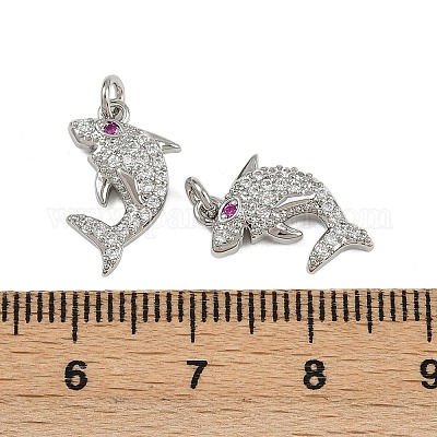 Латунные микро проложить кубического циркония подвески KK-L241-13P-1