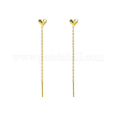 Herz-Messing-Ohrfaden&nbsp;FS-WGE06F8-01-1