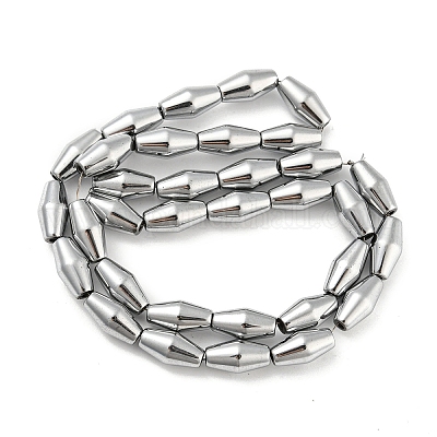 Гальванические нити синтетических магнитных гематитовых бусин G-Z032-B01-02E-1