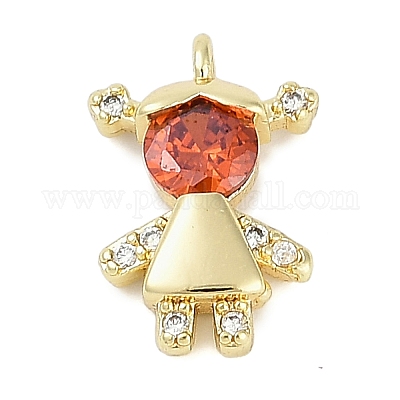 Стойки обшивки латунь микро проложить Циркон подвеску KK-H509-37G-02-1