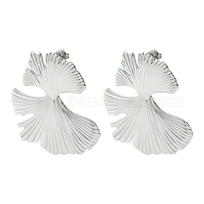 Серьги-гвоздики из нержавеющей стали 304 EJEW-Z038-05P-1