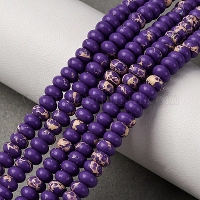 Окрашенные синтетические нити из имперской яшмы G-F804-A01-01-1