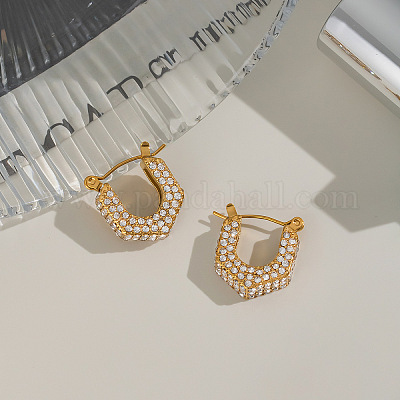 U-образные серьги-кольца из нержавеющей стали 304 DB0616-1