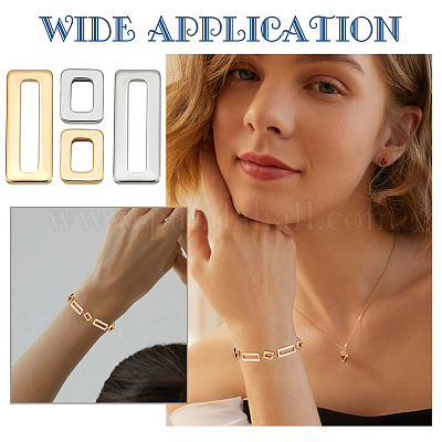 48 шт. 4 соединительных кольца из нержавеющей стали 201 STAS-UN0040-26-1