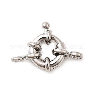 Латунная застежка пружинного кольца KK-D407-01P-B-1