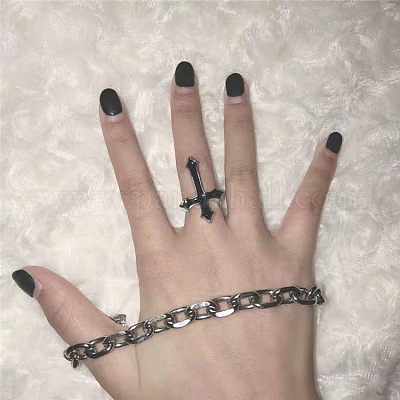 Кольца-манжеты с эмалью из сплава крест-накрест для мужчин FS-WGB4F7F-01-1