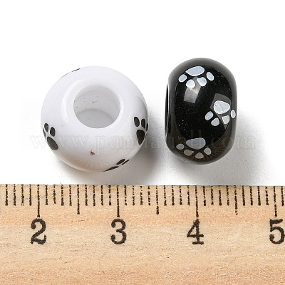 Окрашенные акриловые бусины &nbsp;OACR-E031-04A-1