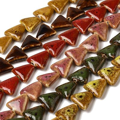 Фарфора ручной работы бисер нитей PORC-P028-01B-1