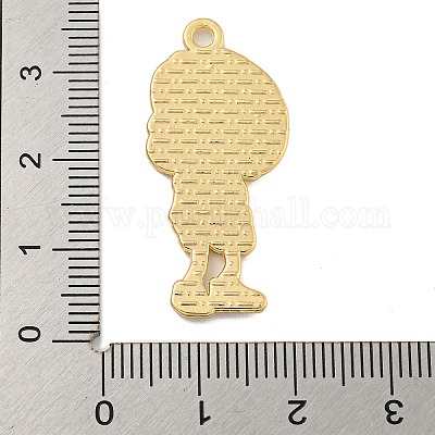 Подвески из сплава хэллоуина с эмалью ENAM-H045-01G-07-1