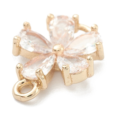 Латунные подвески с фианитами X-ZIRC-O042-02G-1