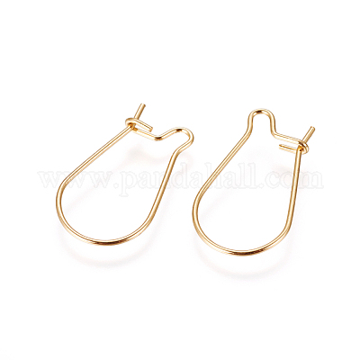 Фурнитура для серег-колец из хирургической нержавеющей стали 316 X-STAS-F216-01G-1