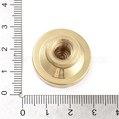 Текстура тема круглая латунная головка штампа AJEW-M036-06C-G-1