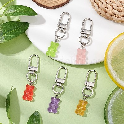 Подвеска из медведя из смолы HJEW-JM02599-1