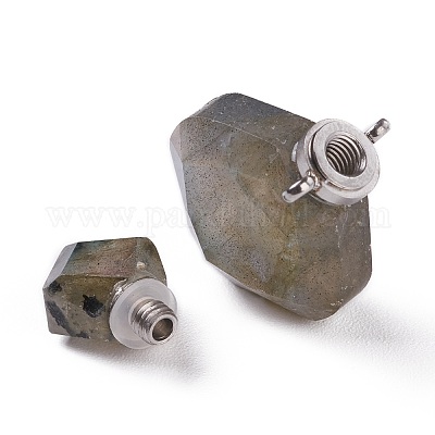 Ромб натуральный лабрадорит подвески для флаконов духов G-H241-01E-P-1