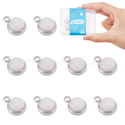 10 шт. подвески из натурального розового кварца G-DC0001-02-1