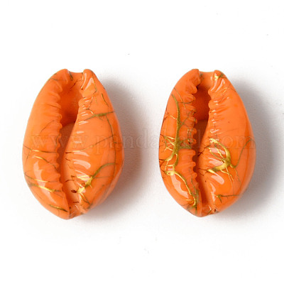 Бусины из натуральных раковин каури X-SSHEL-N0232-08D-1