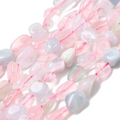 Природные морганит нитей бисера&nbsp;G-P601-A03-02-1