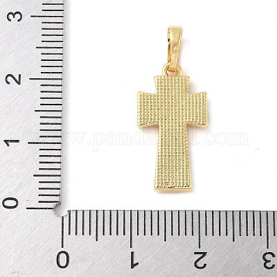 Подвески из латуни с натуральными белыми ракушками KK-S522-01B-G-1