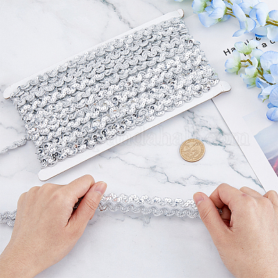 Блестящая металлизированная лента из полиэстера OCOR-WH0060-60-1