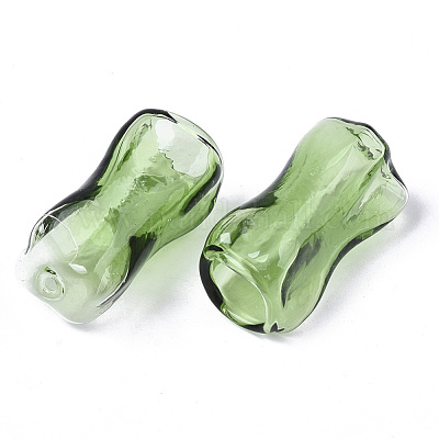 Полуручные выдувные стеклянные бутылки GLAA-R213-01B-1