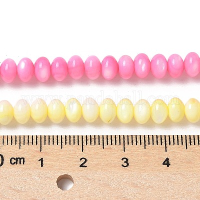 Нити бусин из натуральных пресноводных ракушек SSHEL-C013-07-1