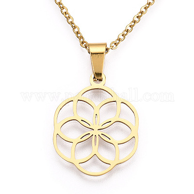 201 подвеска из нержавеющей стали NJEW-S105-JN599-45-2-1