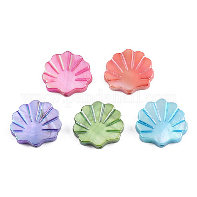 Бусины из натуральных пресноводных ракушек SHEL-N026-224A-1