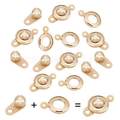 30 комплект из 201 застежки-кнопки из нержавеющей стали STAS-UN0045-17-1