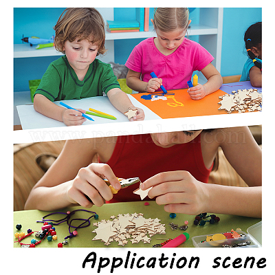 Кулоны из необработанного натурального дерева WOOD-AR0001-08-1