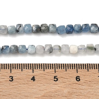 Природные Аквамарин бисер нитей&nbsp;G-B168-B02-4x4mm-1