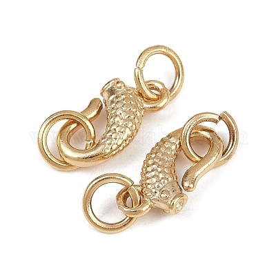 Латуни крюка и S-крючок застежки KK-P310-18G-1