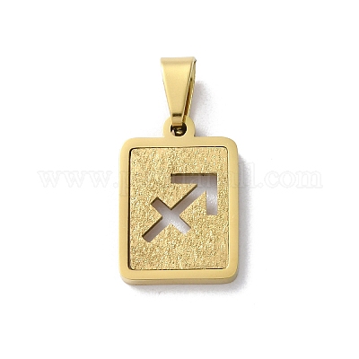 Подвески из нержавеющей стали 304 с изображением двенадцати созвездий STAS-S152-02G-I-1