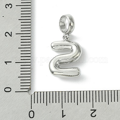 Покрытие стойки латунь с АБС-пластиком жемчуг европейские подвески KK-G501-02S-P-1