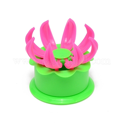 Молды для изготовления булочек из полипропилена в форме цветка DIY-WH0260-95-1