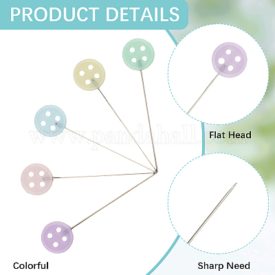 4 коробка железных булавок FIND-CP0003-04B-1