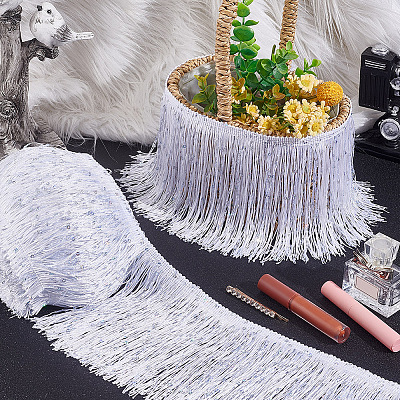 10 м полиэстеровой бахромы&nbsp;DIY-OC0011-45-1