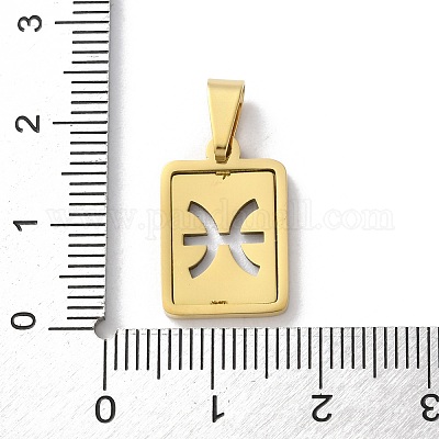 Подвески из нержавеющей стали 304 с изображением двенадцати созвездий STAS-S152-02G-L-1