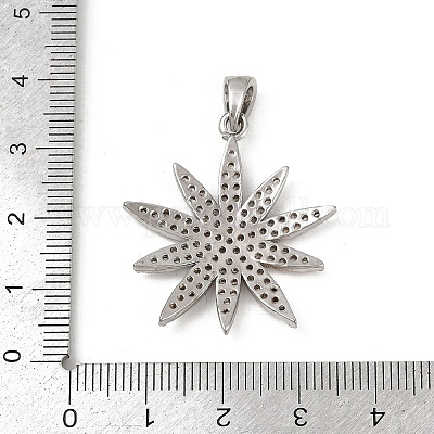 Латунные микро проложить кубического циркония подвески KK-M322-47A-P-1