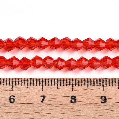 Прозрачные стеклянные бусины EGLA-A039-T4mm-D31-1