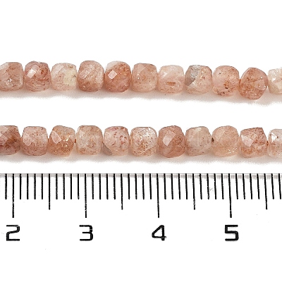 Натуральный Sunstone бисер пряди G-H042-A01-02-1