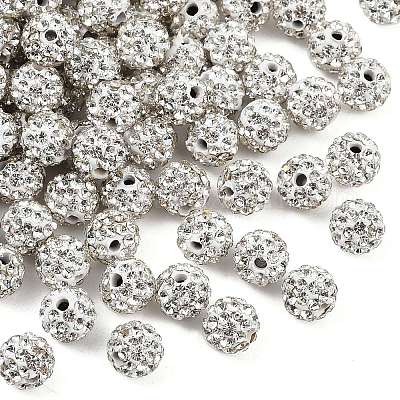 Pave disco бусины RB-H258-8MM-001-A-1