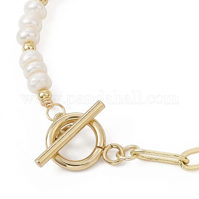 Латунные браслеты с подвесками в форме сердца BJEW-JB12711-1